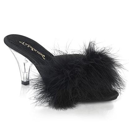 Fabulicious Sandalias para mujer BELLE-301F BLK PU-FOL-FOL / CLR