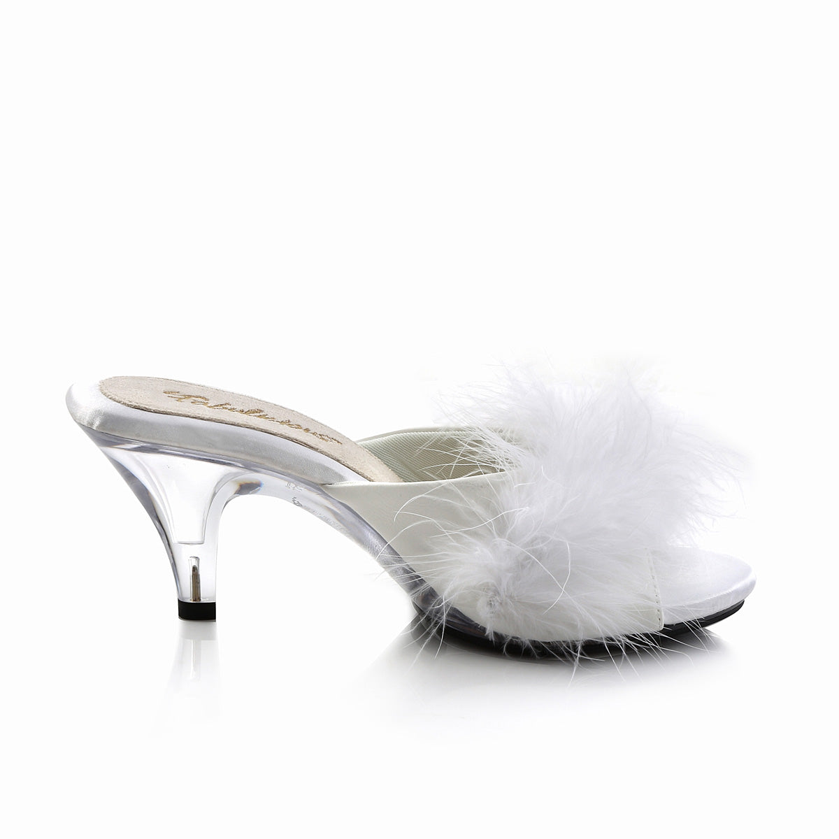 Fabulicious Sandalias para mujer BELLE-301F WHT PU-FOL / CLR