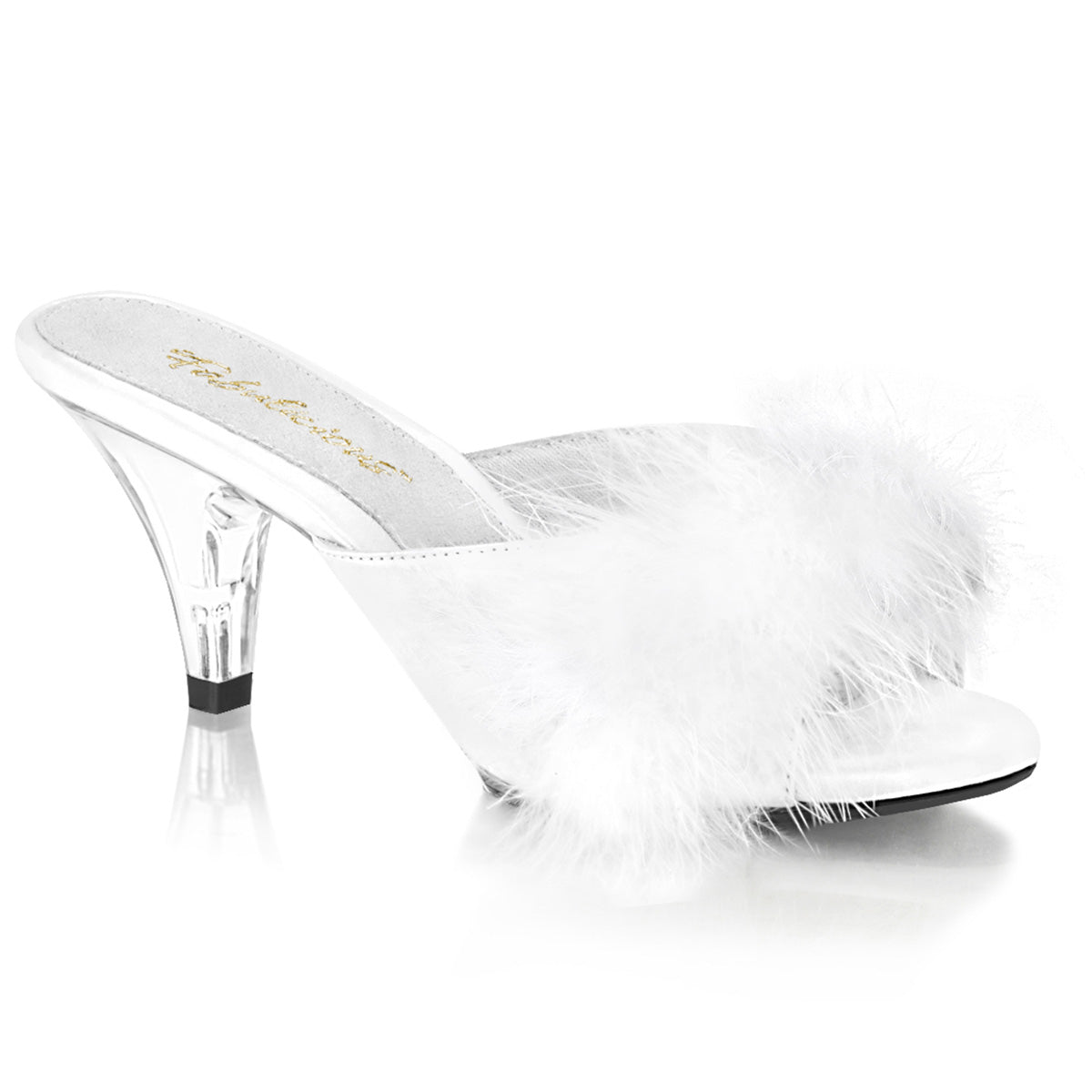 Fabulicious Sandalias para mujer BELLE-301F WHT PU-FOL / CLR