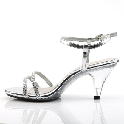 Fabulicious Sandalias para mujer BELLE-316 SLV Metallic PU / CLR