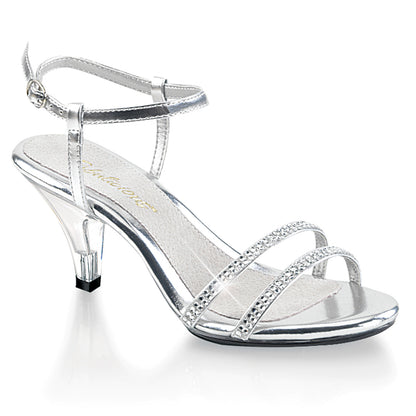Fabulicious Sandalias para mujer BELLE-316 SLV Metallic PU / CLR