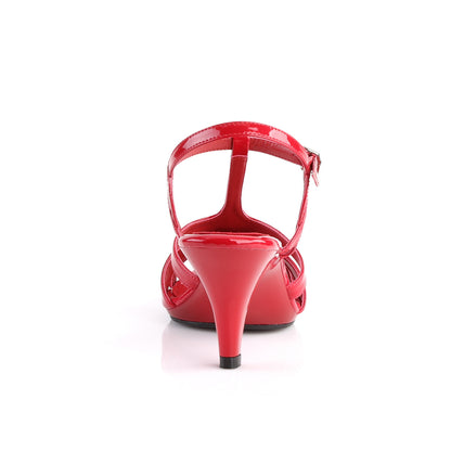 Fabulicious Sandalias para mujer BELLE-322 Patente roja / rojo