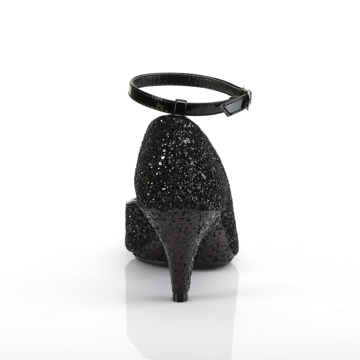 Fabulicious Sandalias para mujer BELLE-381g Blk brillo / brillo blk
