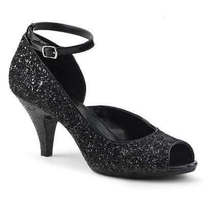 Fabulicious Sandalias para mujer BELLE-381g Blk brillo / brillo blk
