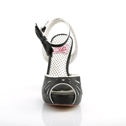 Pin Up Couture Womens Pumps BETTIE-01 Blk Faux Leather