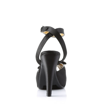 Pin Up Couture Bombas para mujer BETTIE-04 BLK SATIN
