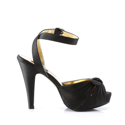 Pin Up Couture Bombas para mujer BETTIE-04 BLK SATIN