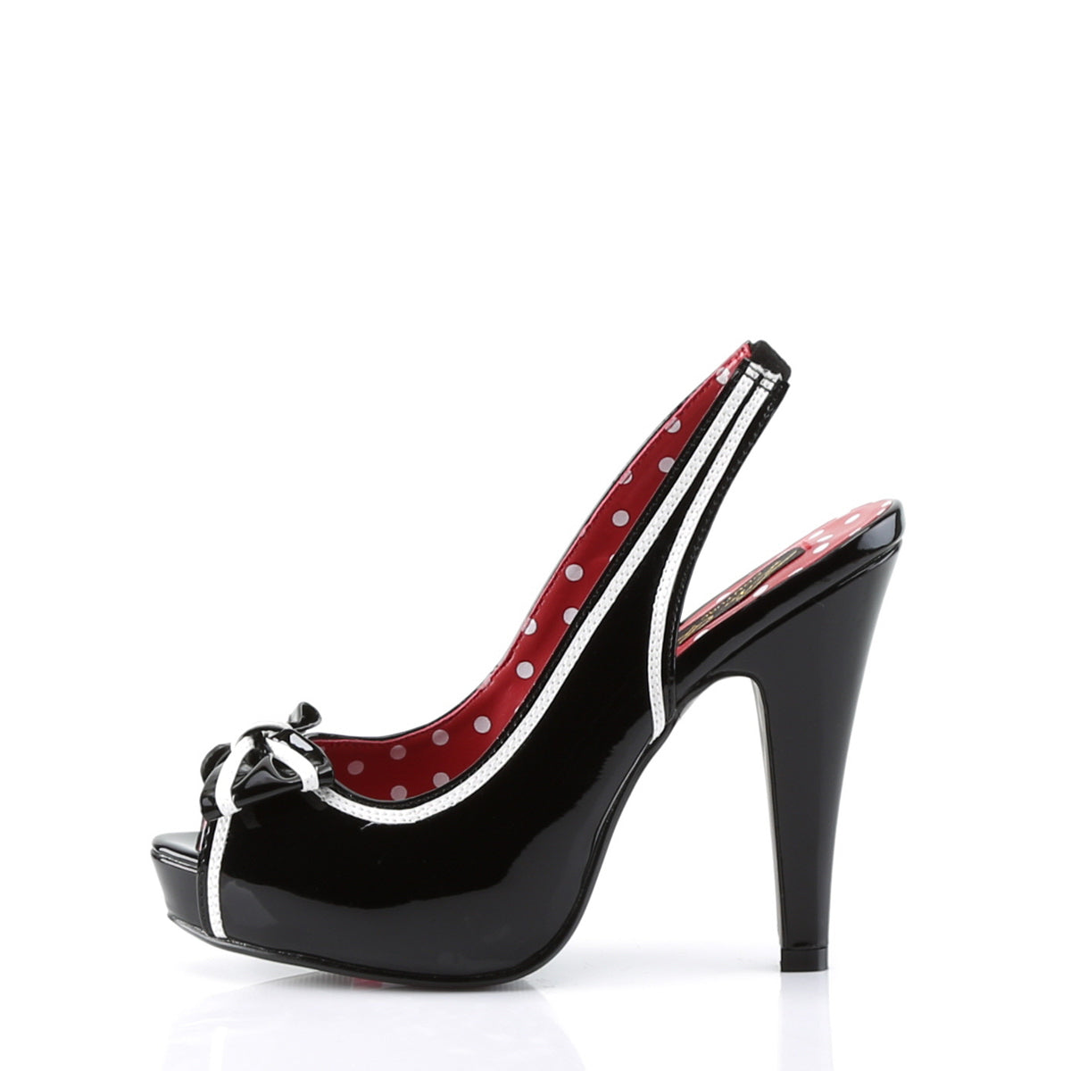 Pin Up Couture Womens Pumps BETTIE-05 Blk Pat