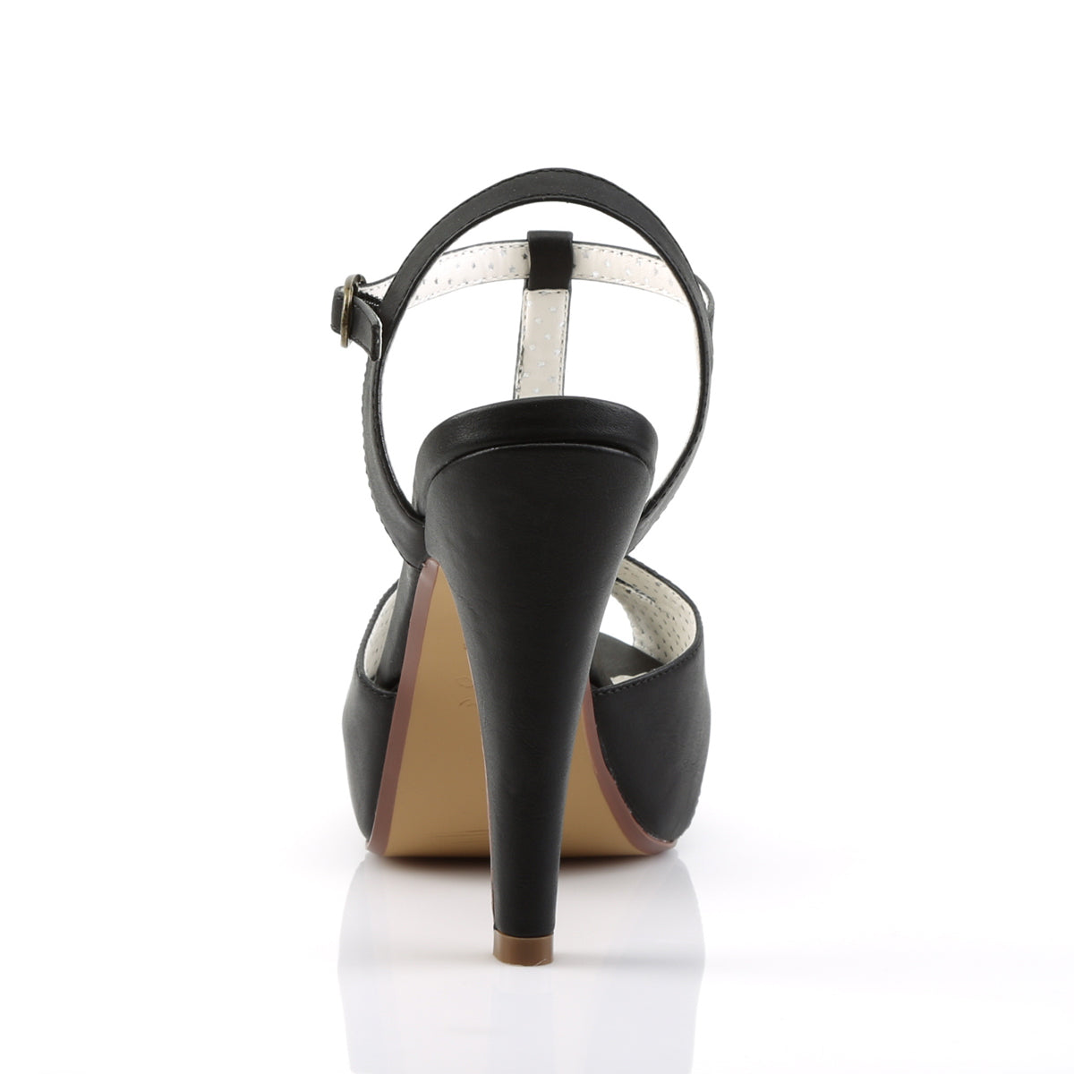 Pin Up Couture Bombas de mujer BETTIE-23 BLK Faux Leather