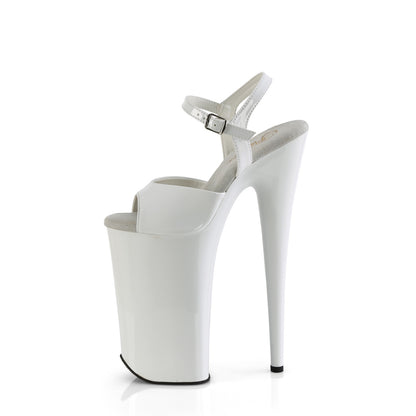 Pleaser  Sandalias BEYOND-009 wht pat/wht