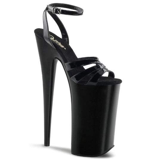 Pleaser Sandalias para mujer BEYOND-012 BLK / BLK