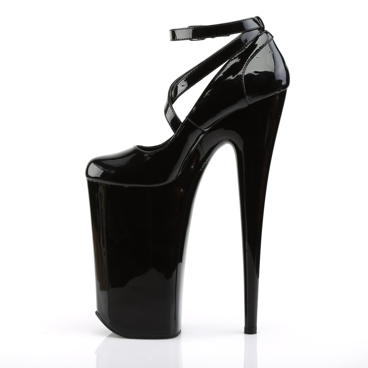 Pleaser Sandalias para mujer BEYOND-087 BLK / BLK