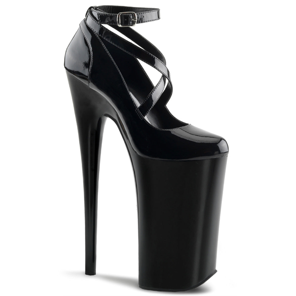Pleaser Sandalias para mujer BEYOND-087 BLK / BLK