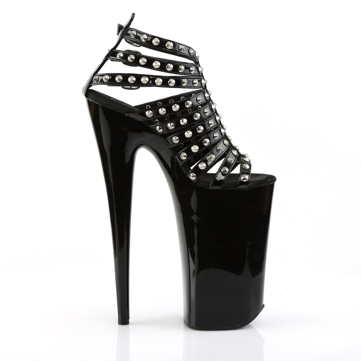 Pleaser Sandalias para mujer BEYOND-093 BLK / BLK