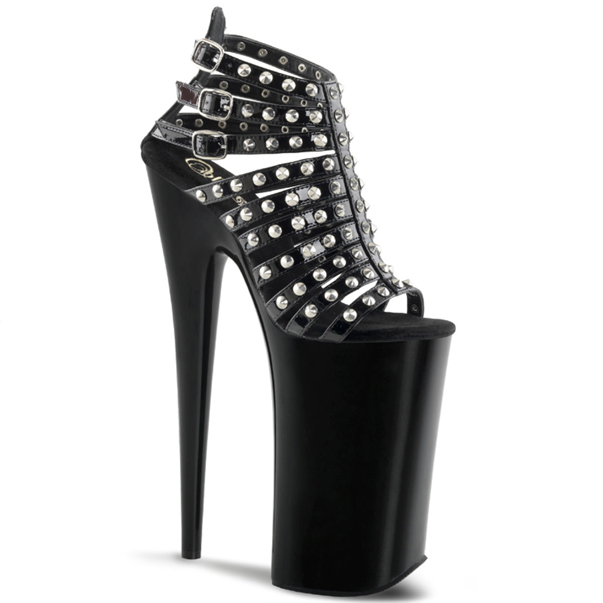 Pleaser Sandalias para mujer BEYOND-093 BLK / BLK