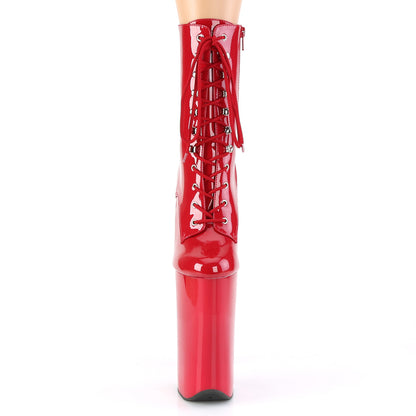 Pleaser Botas de tobillo para mujer BEYOND-1020 PAT / ROJO RED
