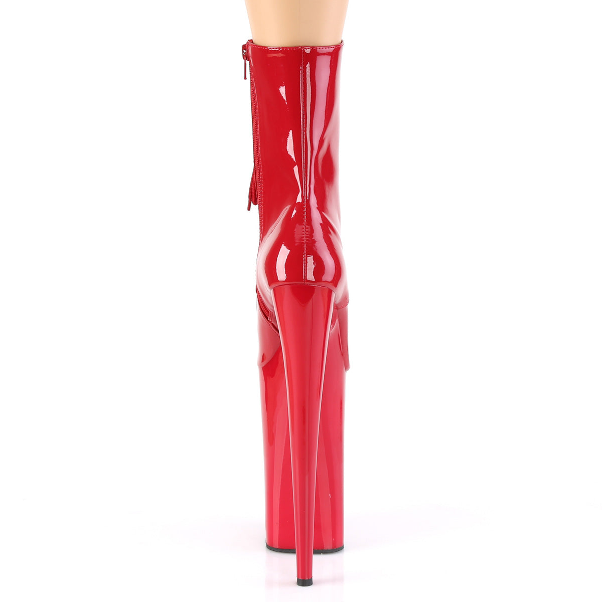 Pleaser Botas de tobillo para mujer BEYOND-1020 PAT / ROJO RED