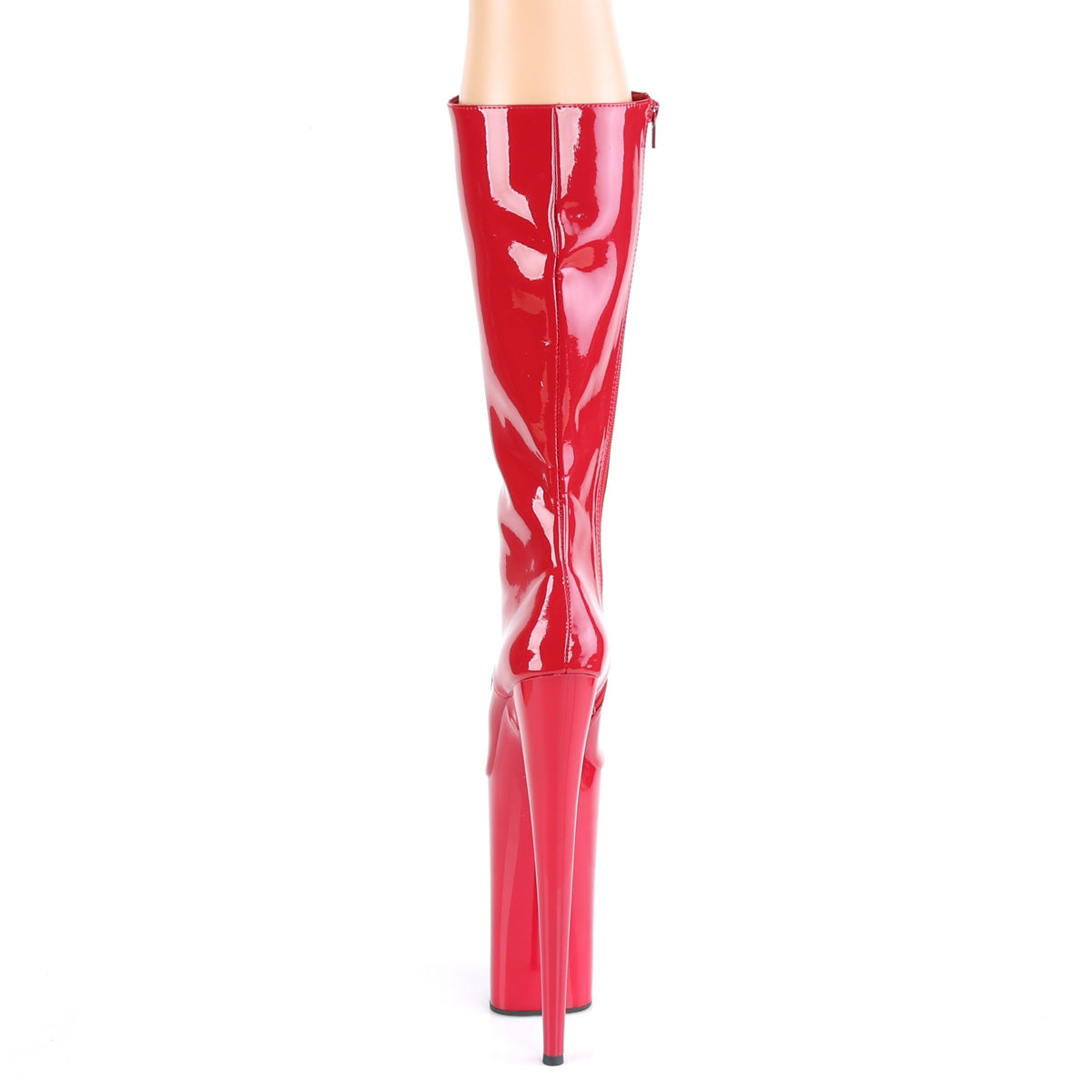 Pleaser Womens Boots BEYOND-2020 Red Pat/Red