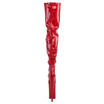 Pleaser Botas de mujer BEYOND-4000 Red Stretch Pat / Red