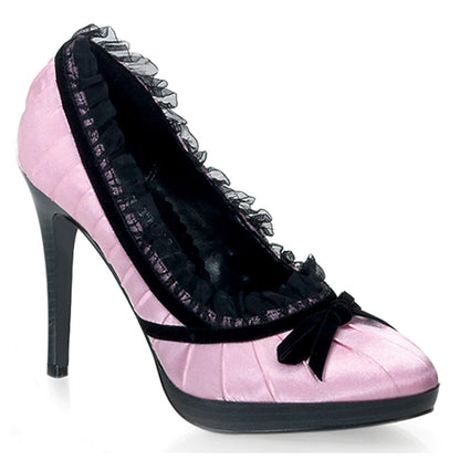 Pin Up Couture Bombas para mujer BLISS-38 rosa-blk satin