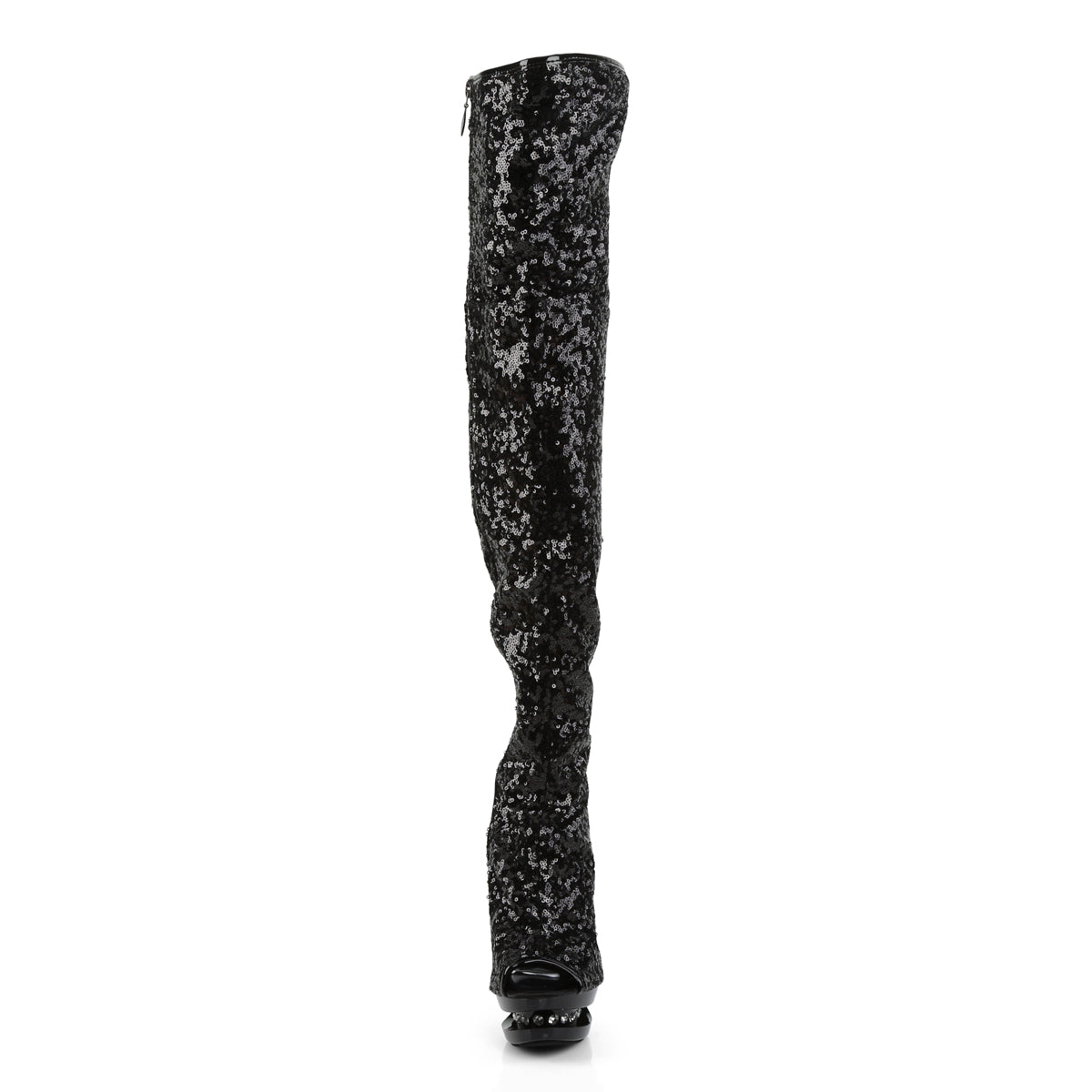 Pleaser Botas de mujer BLONDIE-R-3011 BLK LETINS / BLK