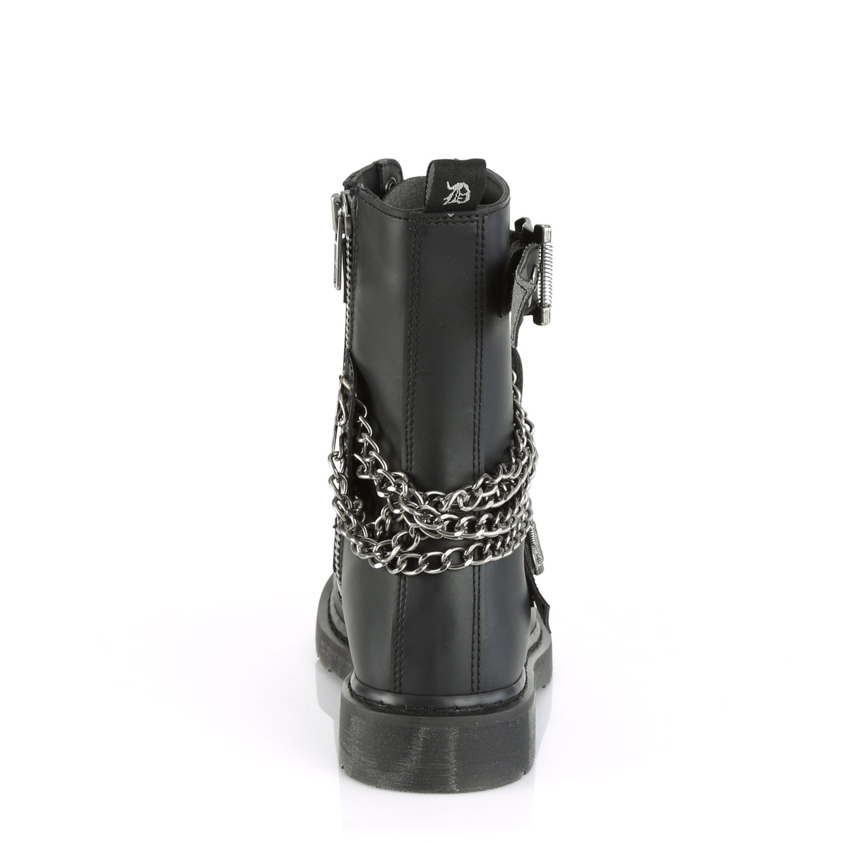 DemoniaCult Botas para hombre BOLT-250 BLK de cuero vegano