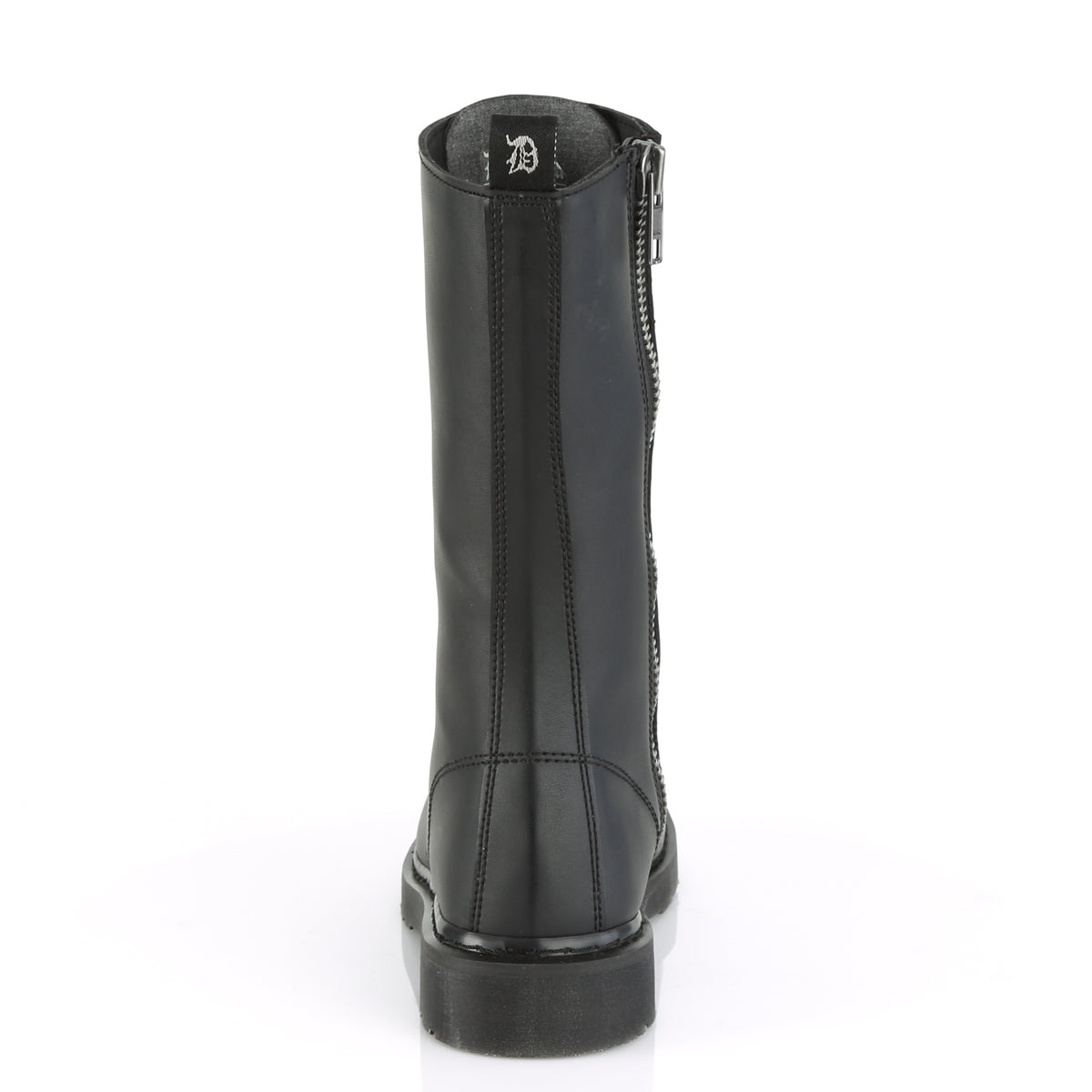 DemoniaCult Botas para hombre BOLT-300 Blk Leather Vegan