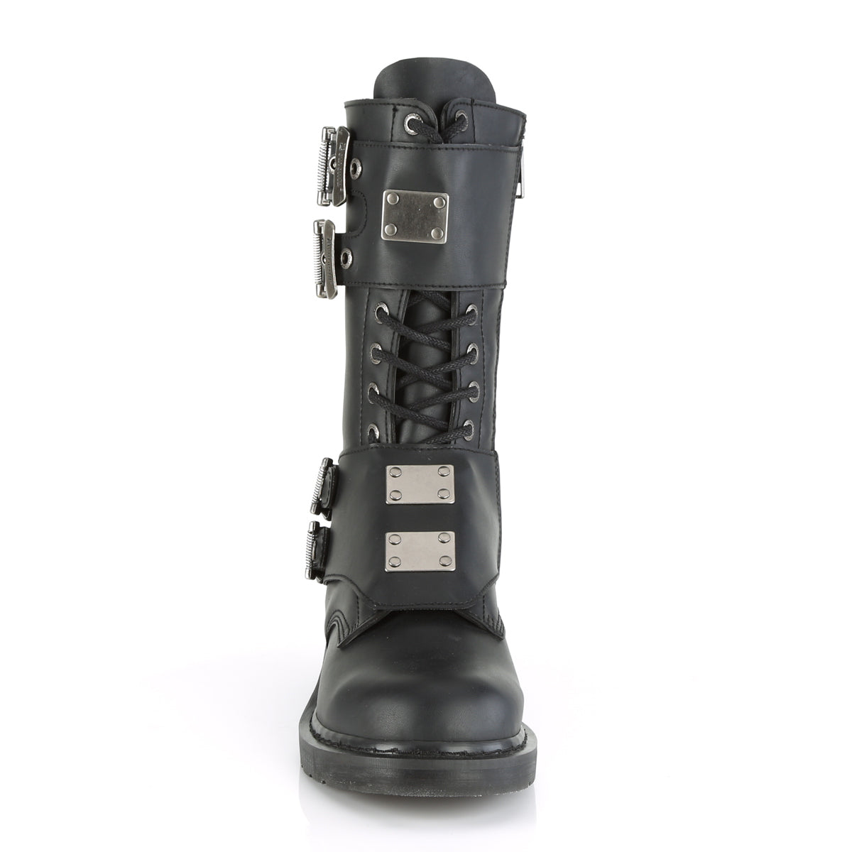 DemoniaCult Mens Boots BOLT-345 Blk Vegan Leather