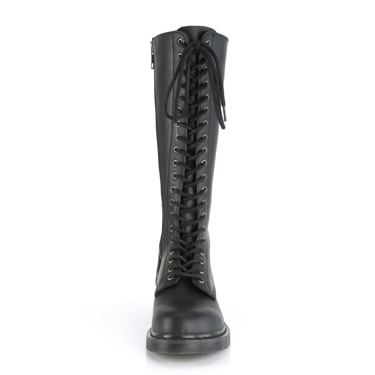 DemoniaCult Botas para hombre BOLT-400 BLK de cuero vegano