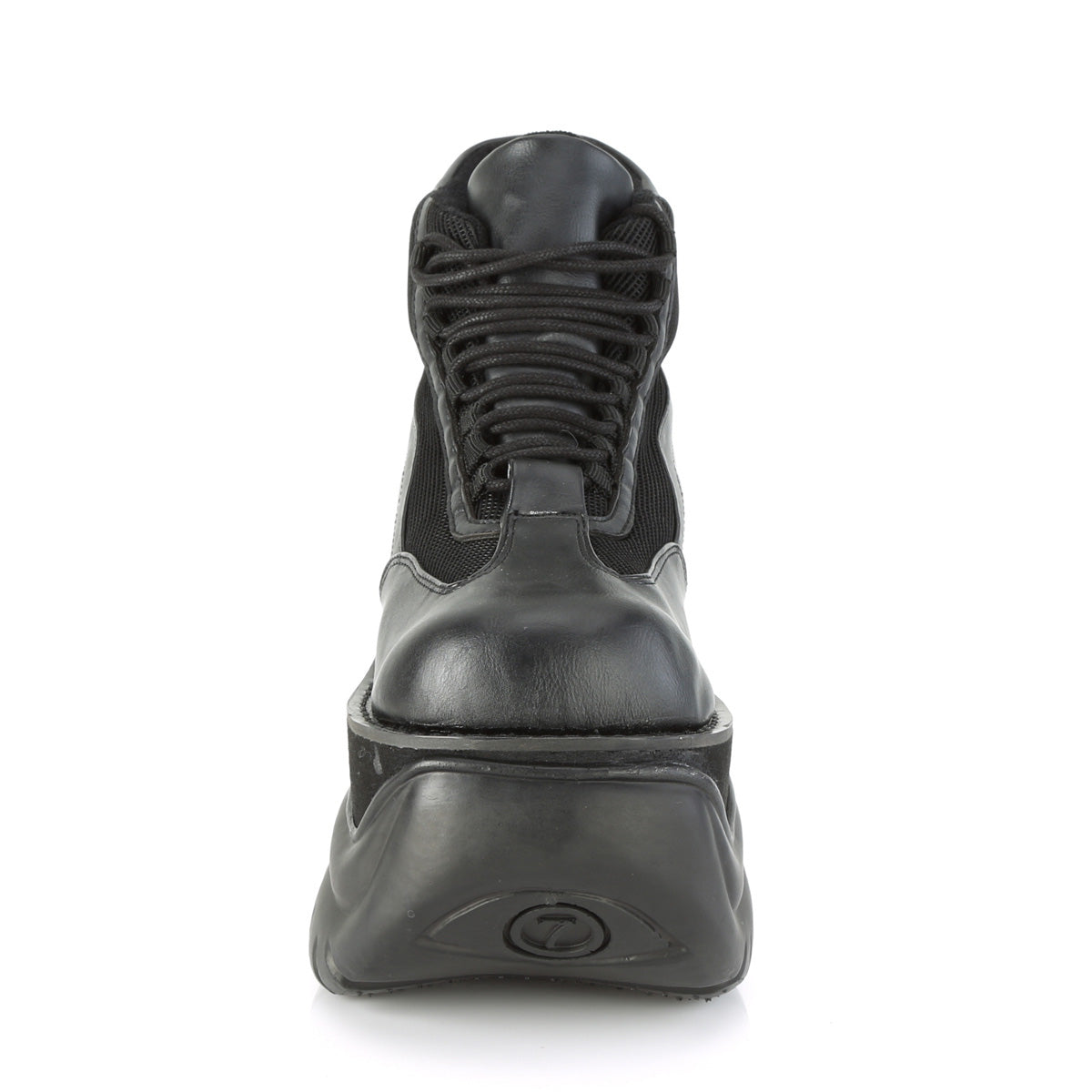 DemoniaCult Mens Boots BOXER-01 Blk Vegan Leather