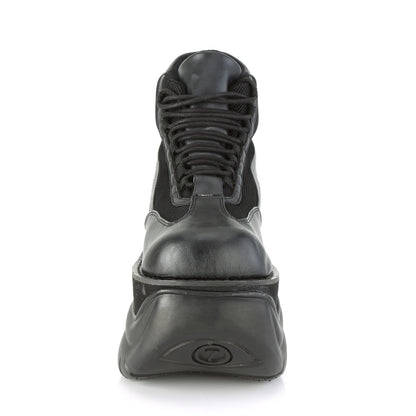 DemoniaCult Mens Boots BOXER-01 Blk Vegan Leather