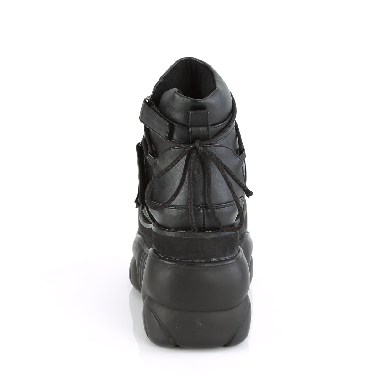 DemoniaCult Botas para hombre BOXER-13 BLK de cuero vegano