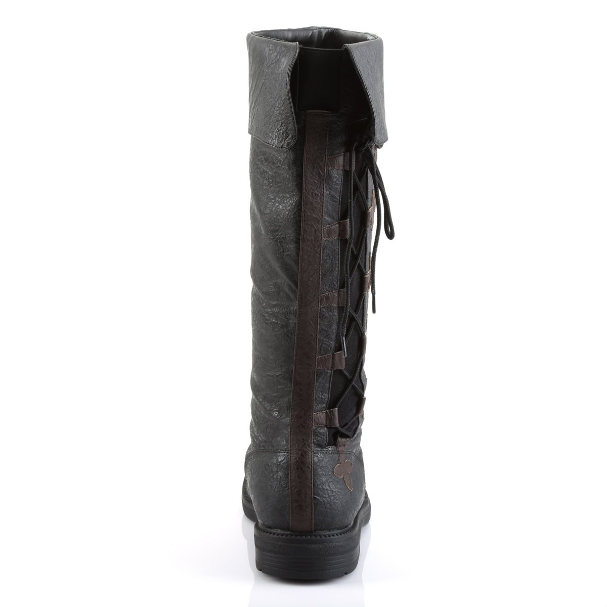 Funtasma Botas para hombre CAPTAIN-110 PU angustiada Blk-Brown