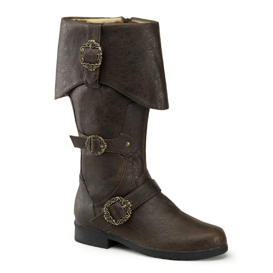 Funtasma Botas para hombre CARRIBEAN-299 PU marrón apenado