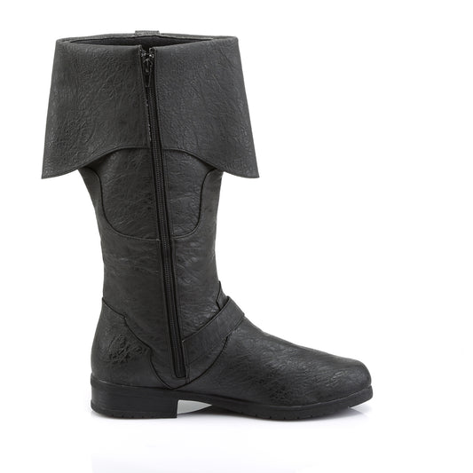 Funtasma Botas para hombre CARRIBEAN-299 BLK PU angustiada