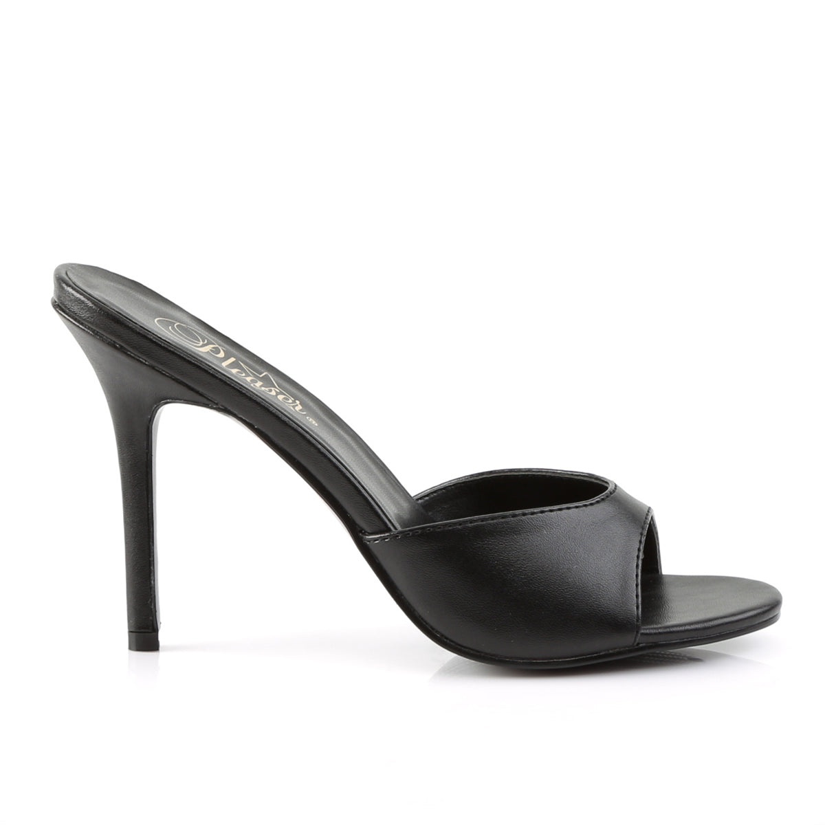 Pleaser Womens Pumps CLASSIQUE-01 Blk Kid Pu