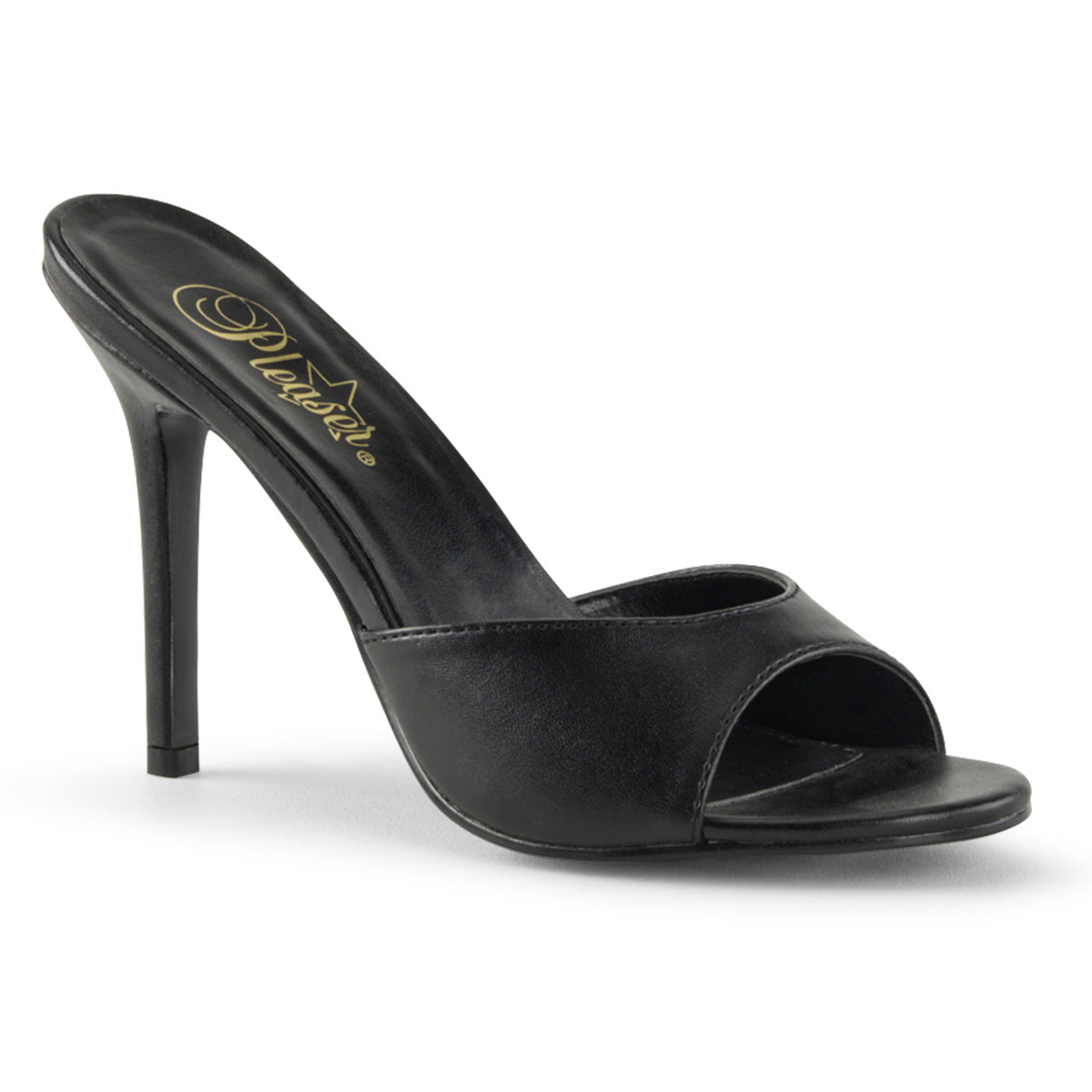 Pleaser Womens Pumps CLASSIQUE-01 Blk Kid Pu