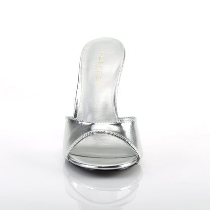 Pleaser Bombas para mujer CLASSIQUE-01 SLV Metallic PU