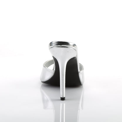 Pleaser Bombas para mujer CLASSIQUE-01 SLV Metallic PU