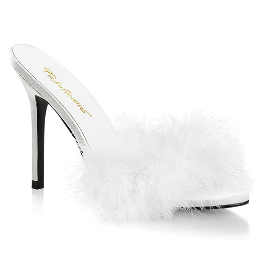 Fabulicious Sandalias para mujer CLASSIQUE-01F Wht PU-FOL