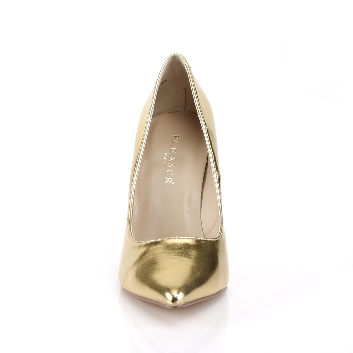 Pleaser Bombas para mujer CLASSIQUE-20 oro MET PU