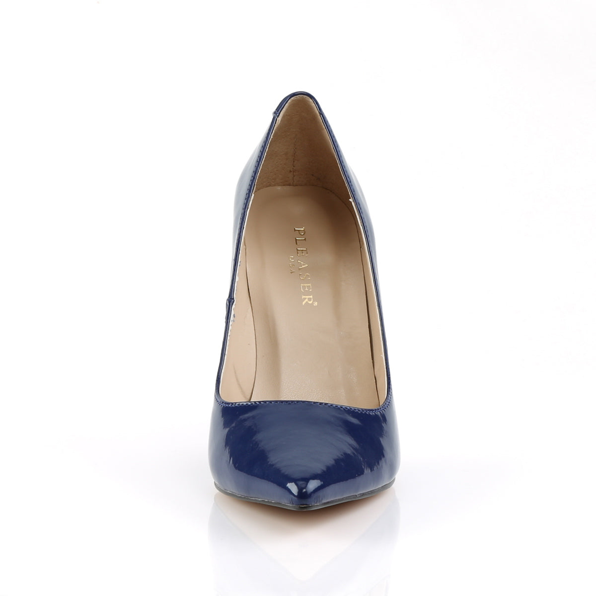 Pleaser Womens Pumps CLASSIQUE-20 Navy Blue Pat
