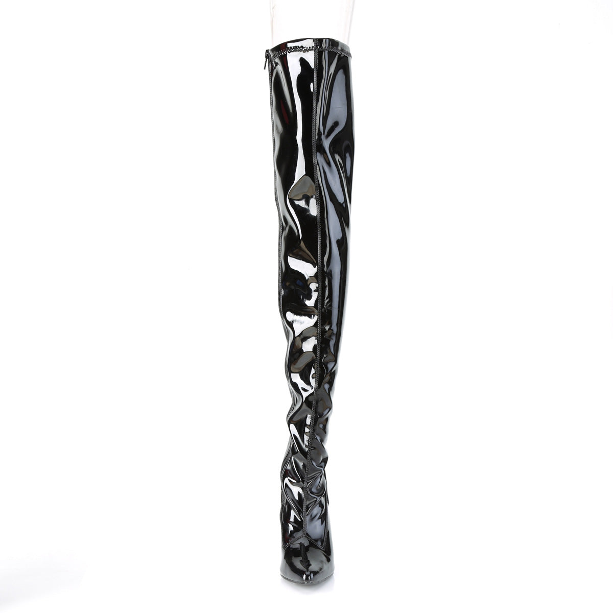 Pleaser Womens Boots CLASSIQUE-3000 Blk Str. Pat