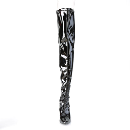 Pleaser Botas de mujer CLASSIQUE-3000 BLK STR. Palmadita