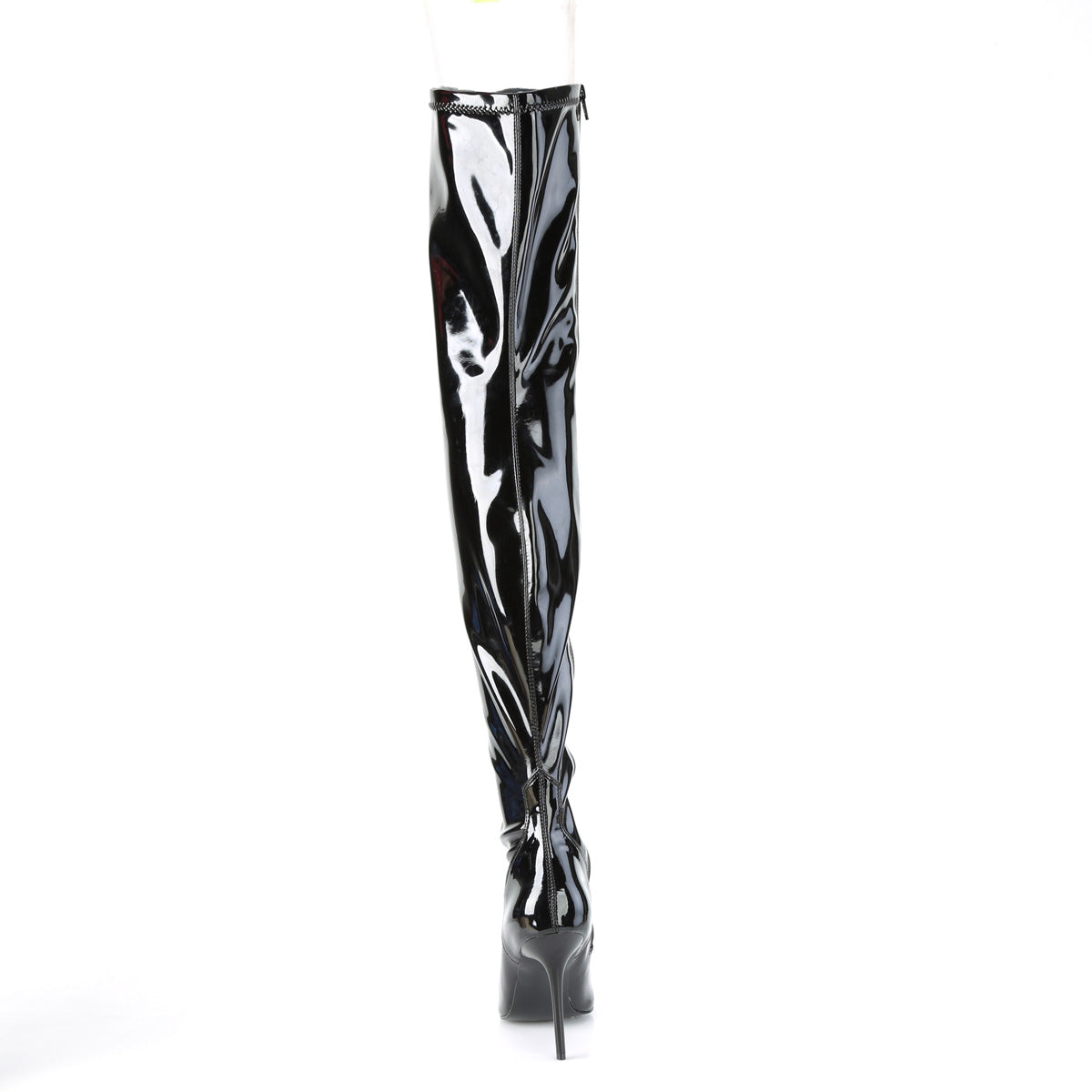 Pleaser Womens Boots CLASSIQUE-3000 Blk Str. Pat