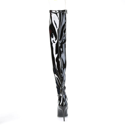 Pleaser Botas de mujer CLASSIQUE-3000 BLK STR. Palmadita