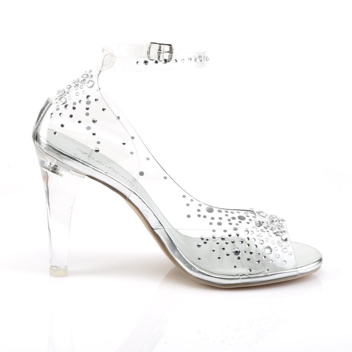 Fabulicious Sandalias para mujer CLEARLY-430rs Clr Lucite