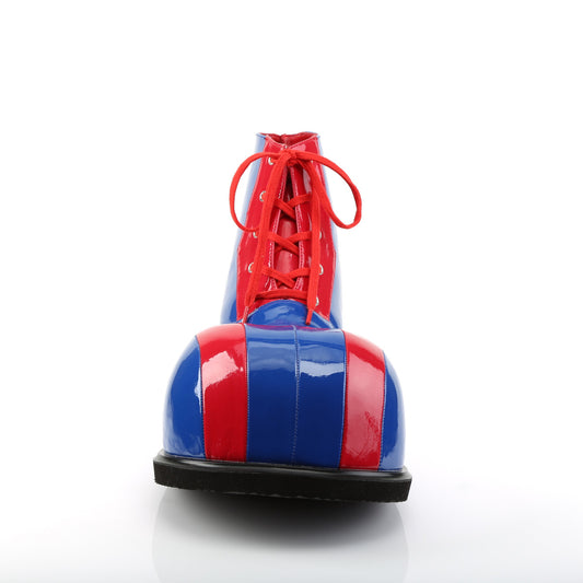 Funtasma Zapato CLOWN-05 Pat de azul rojo