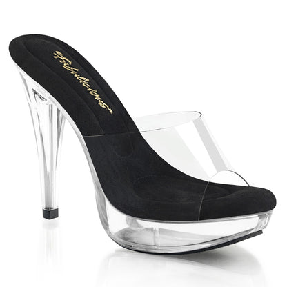 Fabulicious Sandalias para mujer COCKTAIL-501 clr-blk / clr