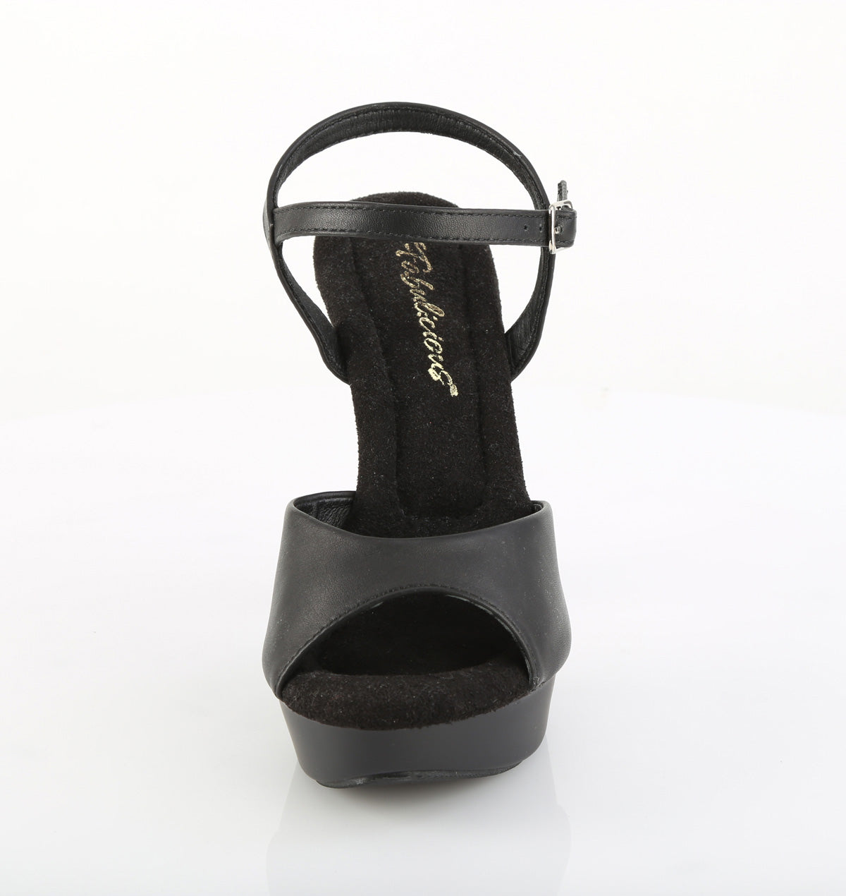 Fabulicious Women's Shoes COCKTAIL-509 Blk Faux Leather/Blk Matte